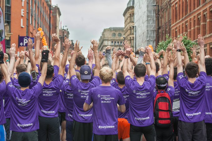 Take part in the Virtual Purple Wave – wherever you are in the world – by running, walking or jogging with us