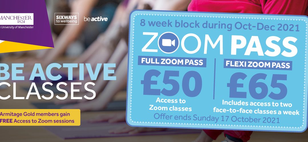 Get your Zoom live group exercise Pass