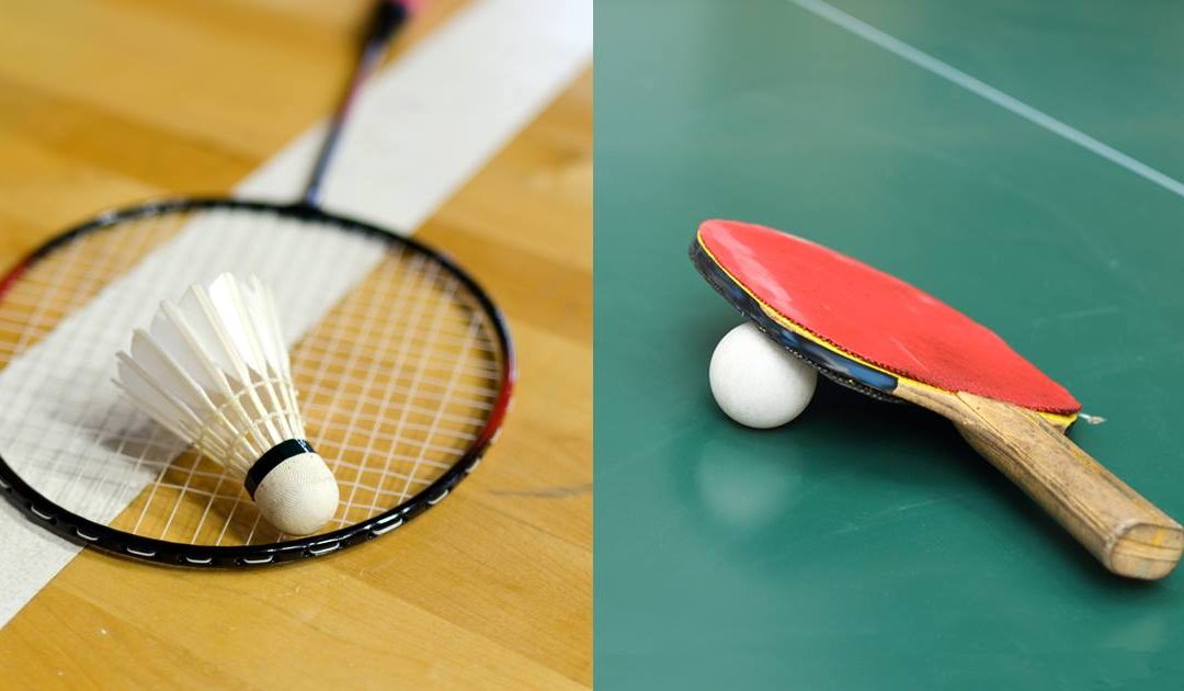 Free Recreational Badminton and Table Tennis Event Sunday 30th January