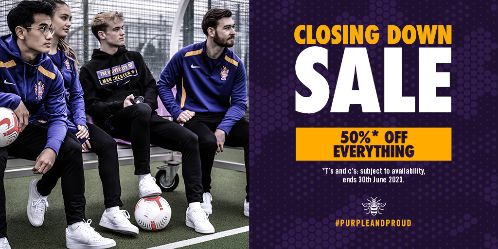 Nike closing down sale – 50% off while stocks last!